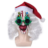 art the clown Halloween Karneval Kostüm Zubehör Christbaumbrille Latex Maske Gläser für den Weihnachtsbaum